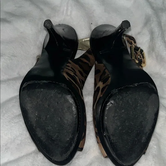 Guess Animal Print Slingback Heels - Picture 6 of 8